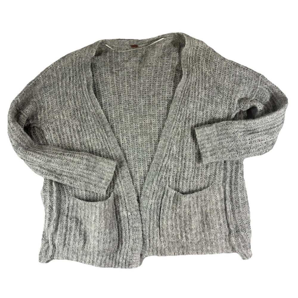 Free People Alpaca Blend Old Money Cardigan Open‎ Front womens Size Size XS